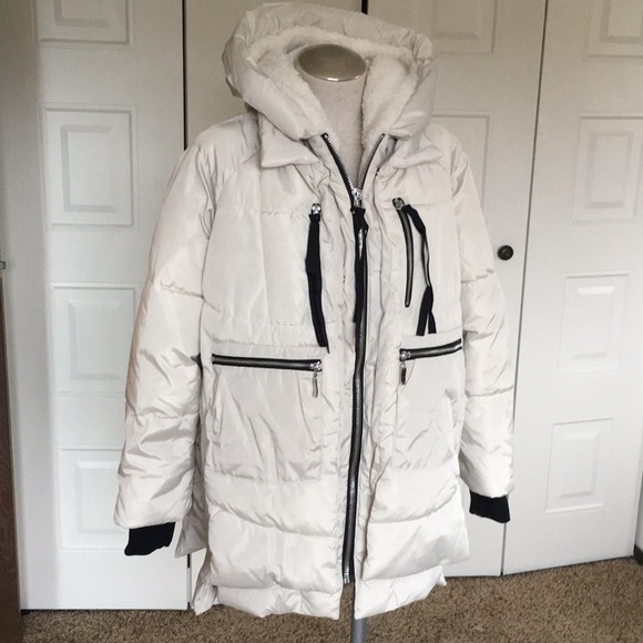Ci Sono Jackets & Coats | Ci Sono Cream Puffer Coat | Poshmark